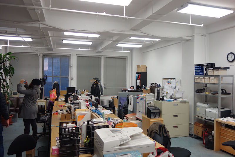 2,145 SF Office Loft for lease at 545 Eighth Avenue, in the Heart of the Garment District, NYC.