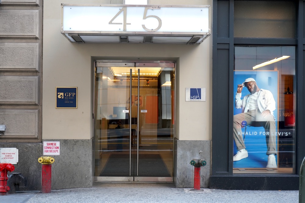 The Monolith Building at 41-45 West 34th Street, a Class B office building near Herald Square.